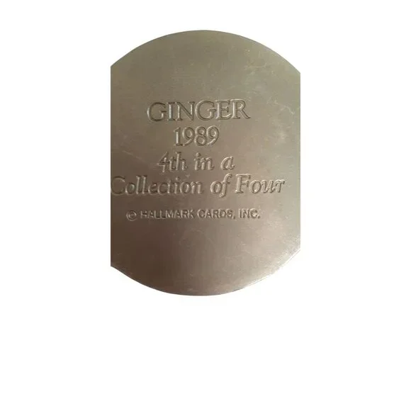 4 Hallmark Christmas Carousel Horse Lot Ornaments Snow, Holly, Star, Ginger 1989 - Picture 10 of 11